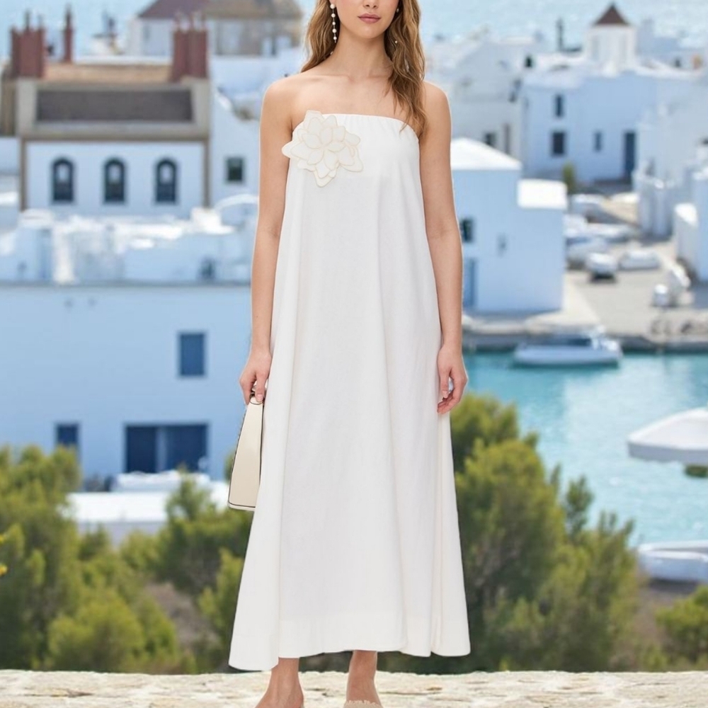 Dress To Flower Detail Maxi Dress XS